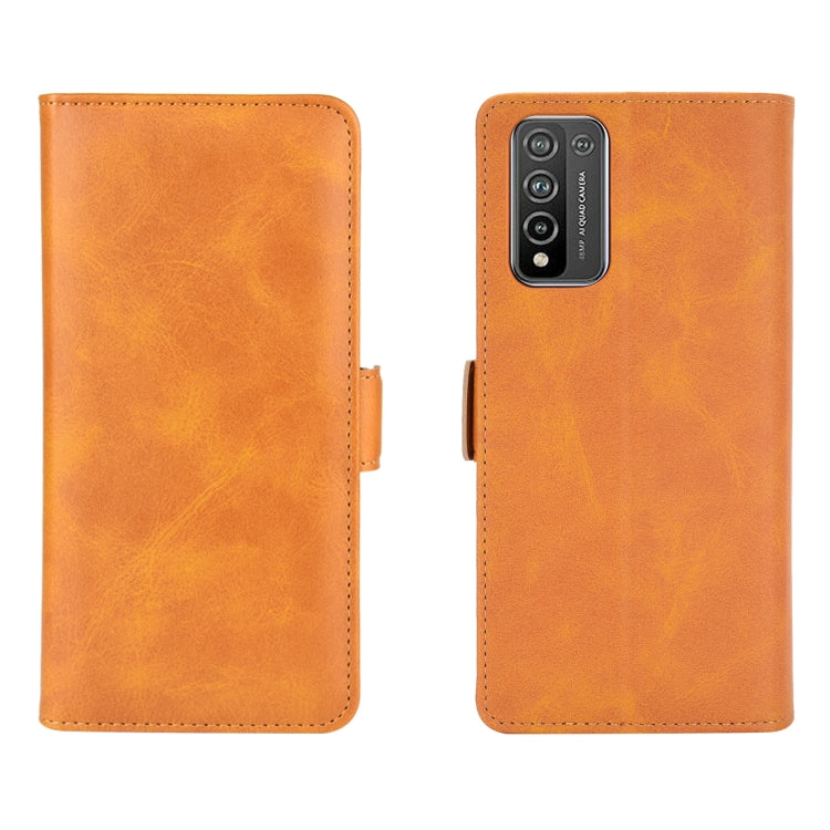 For Huawei Honor 10X Lite Dual-side Magnetic Buckle Horizontal Flip Leather Case with Holder & Card Slots & Wallet