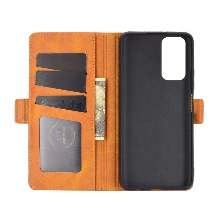 For Huawei Honor 10X Lite Dual-side Magnetic Buckle Horizontal Flip Leather Case with Holder & Card Slots & Wallet