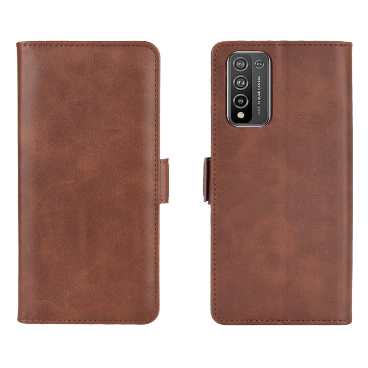 For Huawei Honor 10X Lite Dual-side Magnetic Buckle Horizontal Flip Leather Case with Holder & Card Slots & Wallet