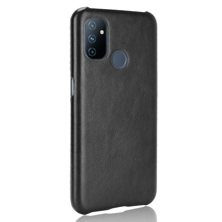 For OnePlus Nord N100 Shockproof Litchi Texture PC + PU Case