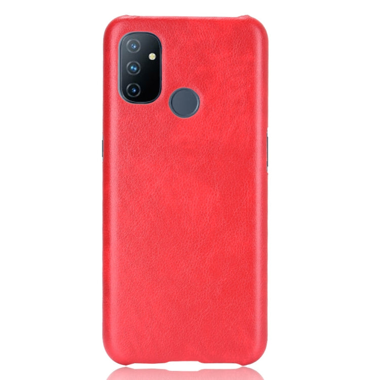 For OnePlus Nord N100 Shockproof Litchi Texture PC + PU Case