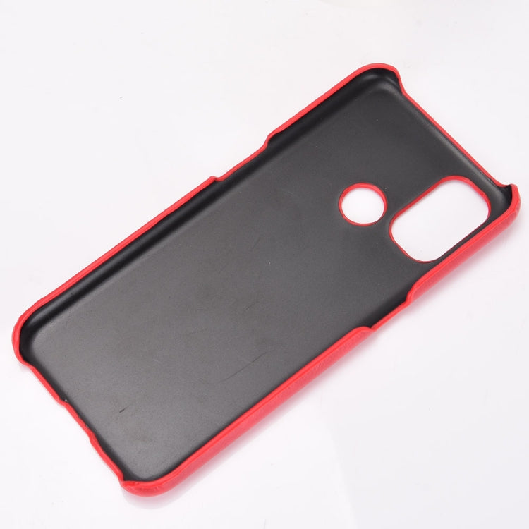 For OnePlus Nord N100 Shockproof Litchi Texture PC + PU Case