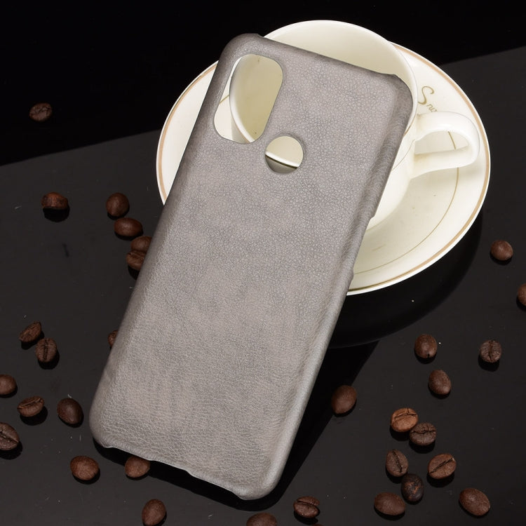 For OnePlus Nord N100 Shockproof Litchi Texture PC + PU Case