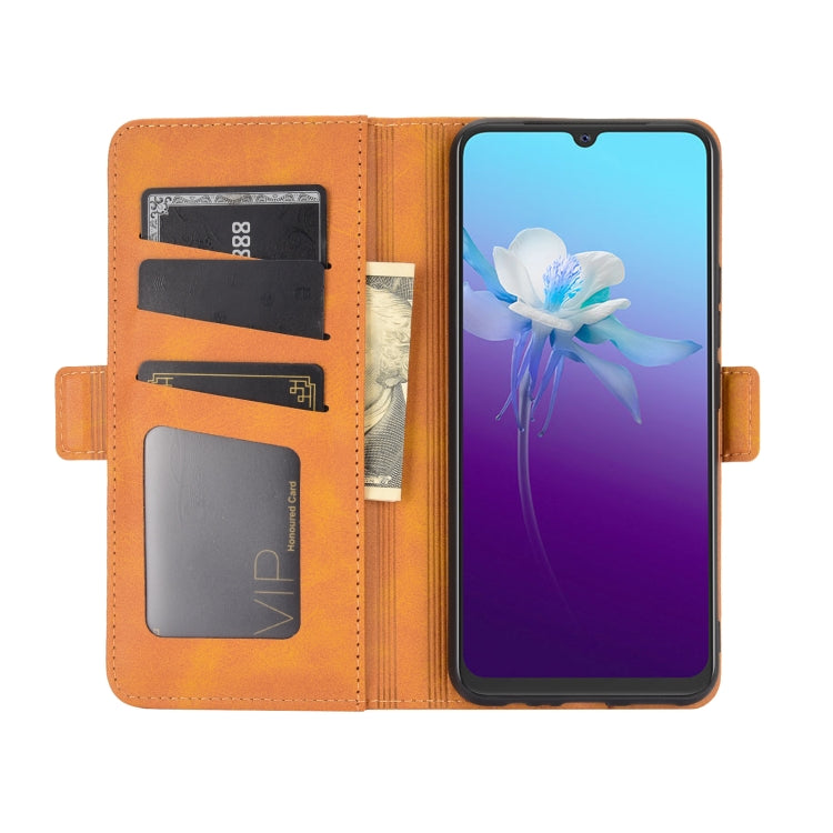For VIVO V20 Dual-side Magnetic Buckle Horizontal Flip Leather Case with Holder & Card Slots & Wallet
