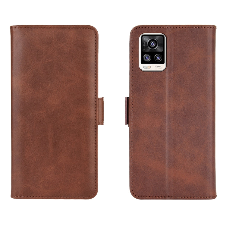 For VIVO V20 Dual-side Magnetic Buckle Horizontal Flip Leather Case with Holder & Card Slots & Wallet