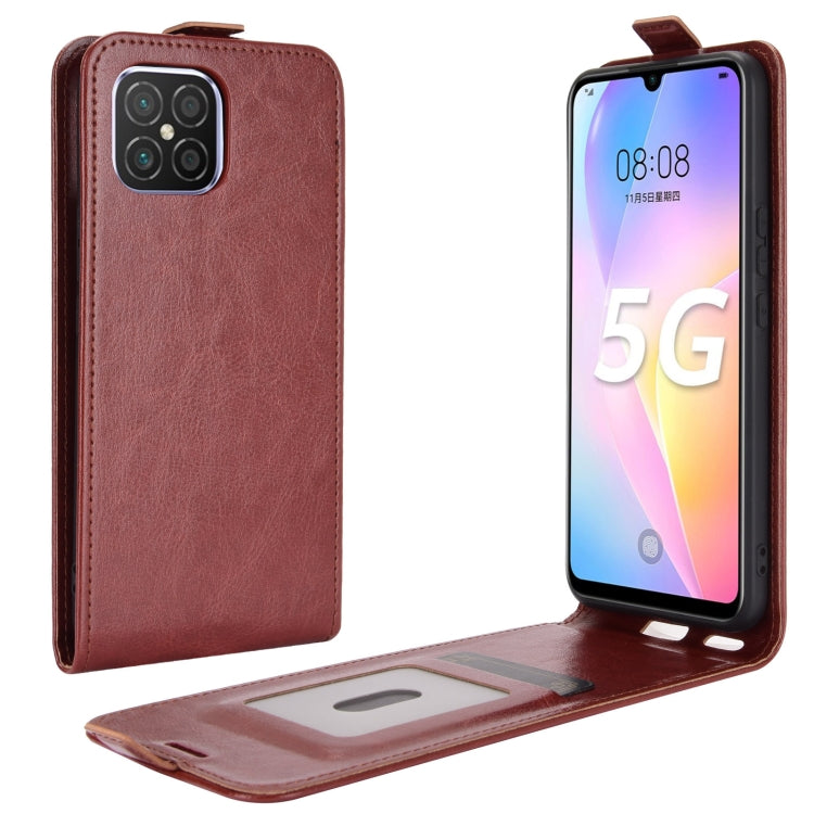For Huawei nova 8 SE R64 Texture Single Vertical Flip Leather Case with Card Slots & Photo Frame