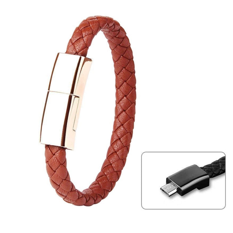XJ-26 3A USB to Micro USB Creative Bracelet Data Cable, Cable Length: 22.5cm