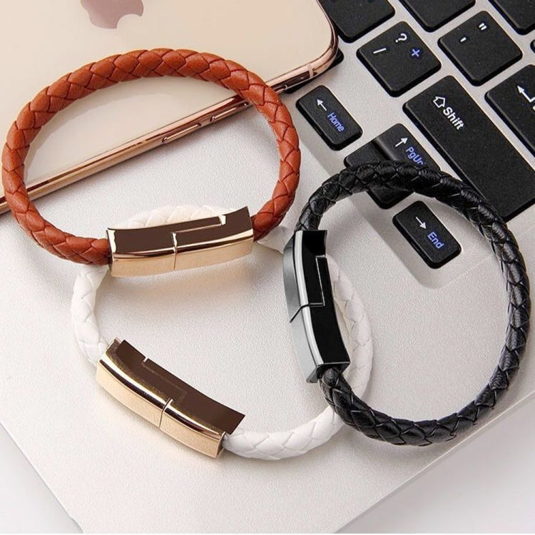 XJ-26 3A USB to Micro USB Creative Bracelet Data Cable, Cable Length: 22.5cm
