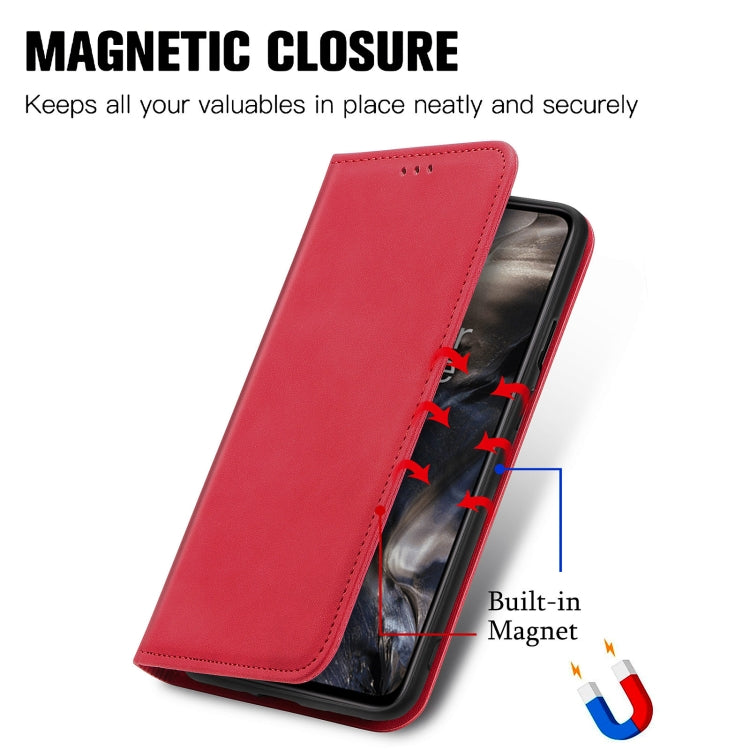 Retro Skin Feel Business Magnetic Horizontal Flip Leather Case With Holder & Card Slots & Wallet & Photo Frame For OnePlus Nord