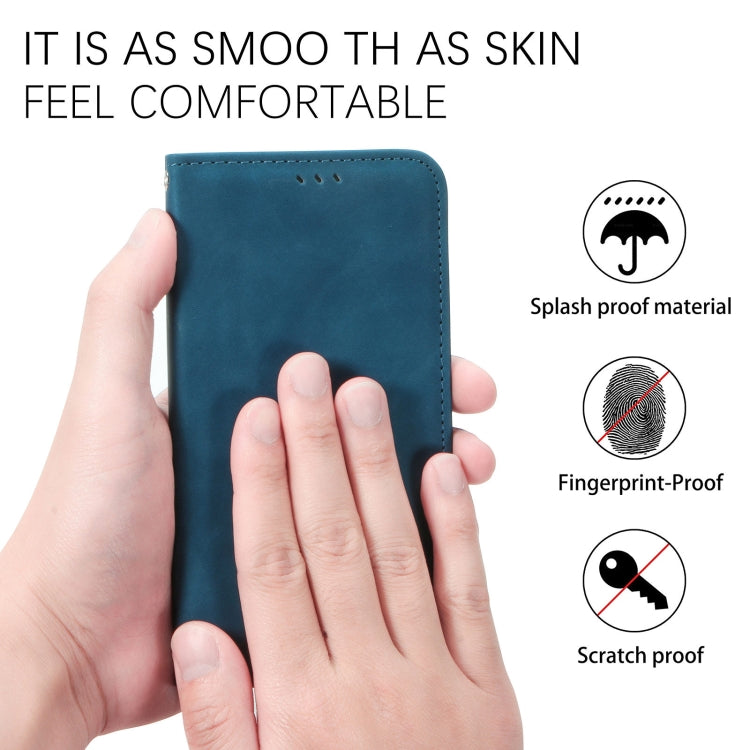 Retro Skin Feel Business Magnetic Horizontal Flip Leather Case With Holder & Card Slots & Wallet & Photo Frame For OnePlus 8