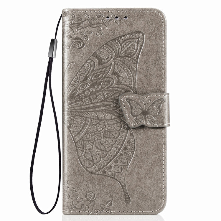 For OnePlus Nord N10 5G Butterfly Love Flower Embossed Horizontal Flip Leather Case with Bracket / Card Slot / Wallet / Lanyard