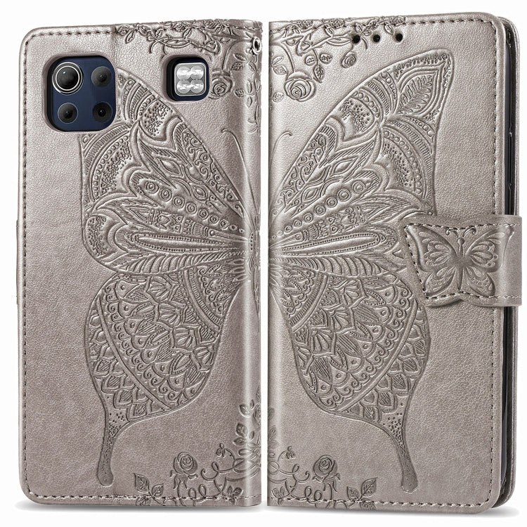 For LG K92 5G Butterfly Love Flower Embossed Horizontal Flip Leather Case with Bracket / Card Slot / Wallet / Lanyard