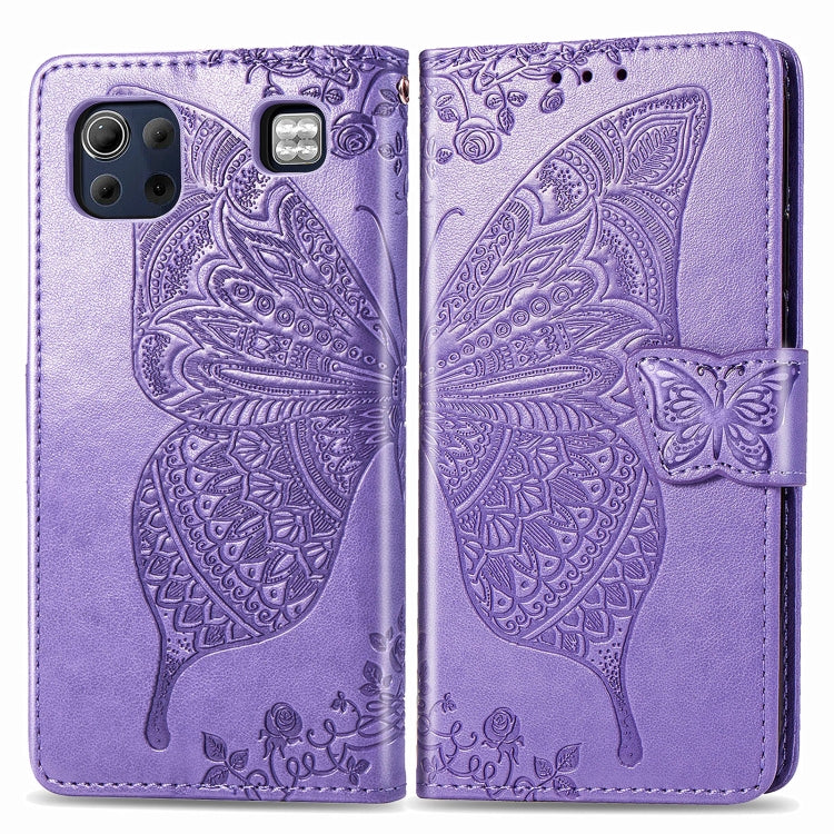 For LG K92 5G Butterfly Love Flower Embossed Horizontal Flip Leather Case with Bracket / Card Slot / Wallet / Lanyard