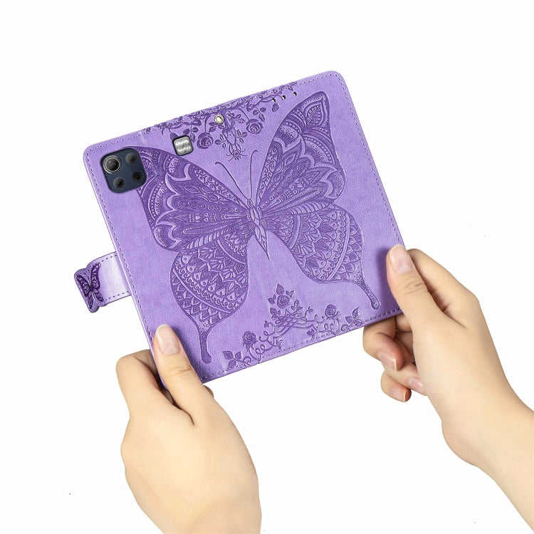 For LG K92 5G Butterfly Love Flower Embossed Horizontal Flip Leather Case with Bracket / Card Slot / Wallet / Lanyard