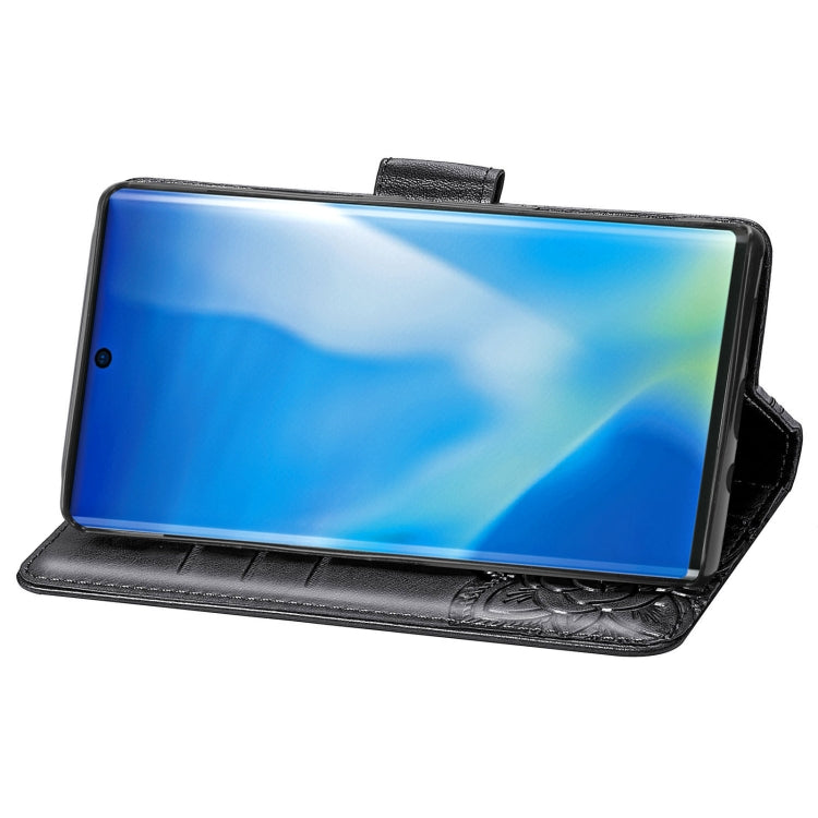 For Arrows NX9 F-52A Butterfly Love Flower Embossed Horizontal Flip Leather Case with Bracket / Card Slot / Wallet / Lanyard