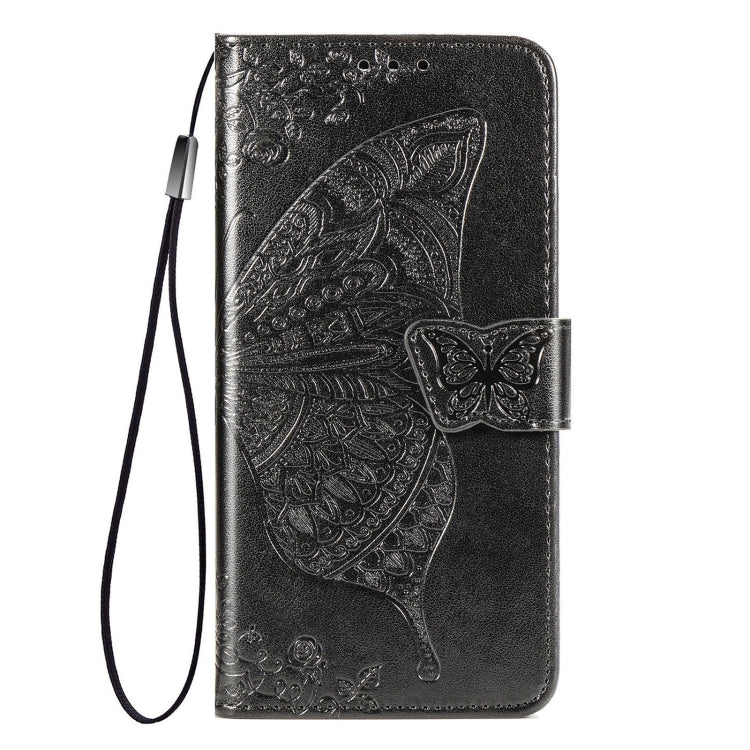 For Arrows NX9 F-52A Butterfly Love Flower Embossed Horizontal Flip Leather Case with Bracket / Card Slot / Wallet / Lanyard