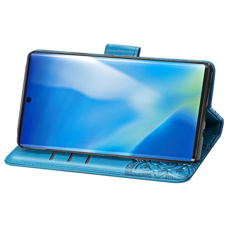 For Arrows NX9 F-52A Butterfly Love Flower Embossed Horizontal Flip Leather Case with Bracket / Card Slot / Wallet / Lanyard