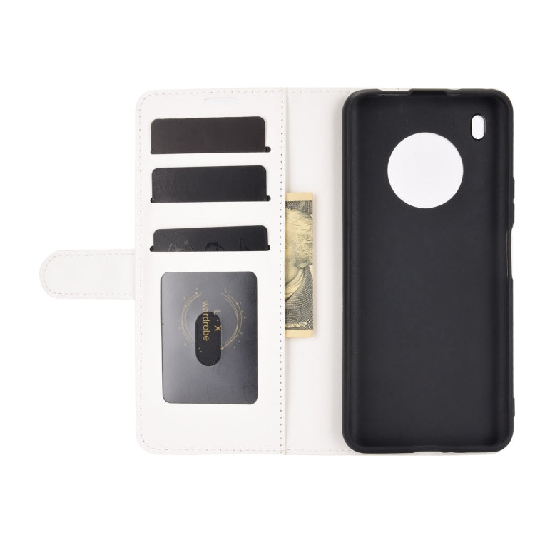 For Huawei Y9a / Enjoy 20 Plus 5G R64 Texture Single Horizontal Flip Protective Case with Holder & Card Slots & Wallet & Photo Frame