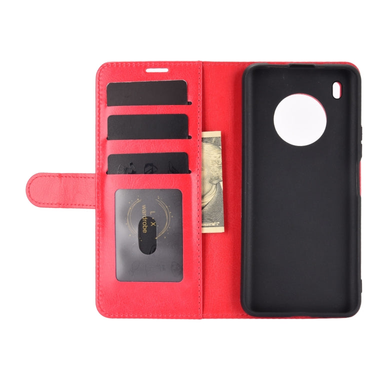 For Huawei Y9a / Enjoy 20 Plus 5G R64 Texture Single Horizontal Flip Protective Case with Holder & Card Slots & Wallet & Photo Frame