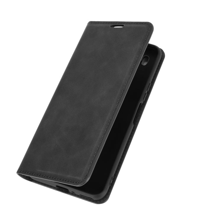 For Huawei Y9A / Enjoy 20 Plus 5G Retro-skin Business Magnetic Suction Leather Case with Holder & Card Slots & Wallet