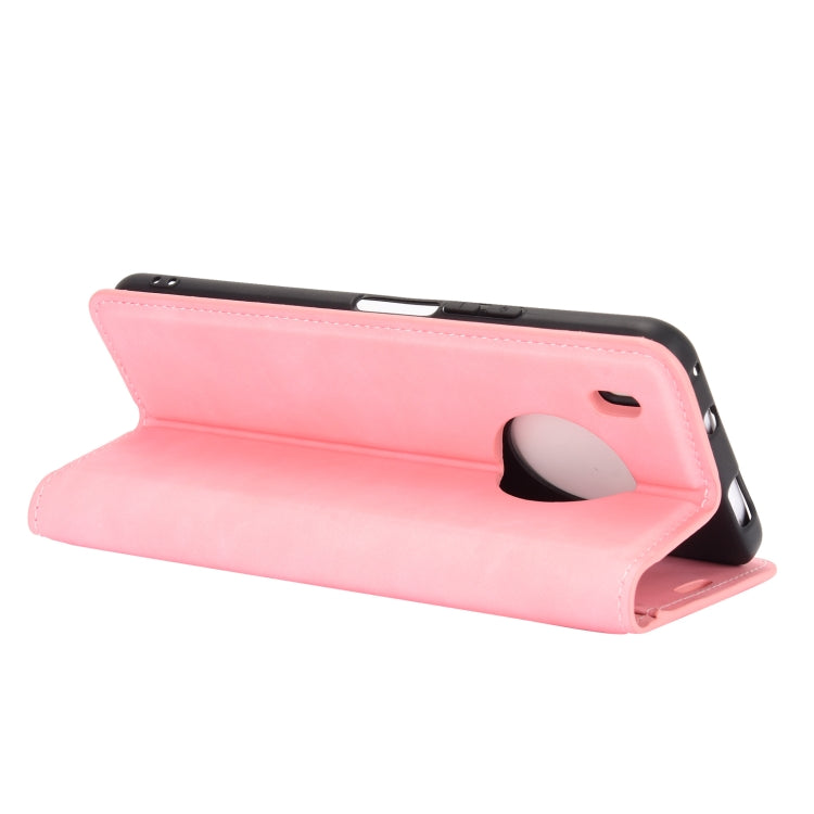 For Huawei Y9A / Enjoy 20 Plus 5G Retro-skin Business Magnetic Suction Leather Case with Holder & Card Slots & Wallet