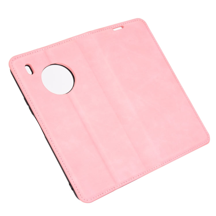 For Huawei Y9A / Enjoy 20 Plus 5G Retro-skin Business Magnetic Suction Leather Case with Holder & Card Slots & Wallet