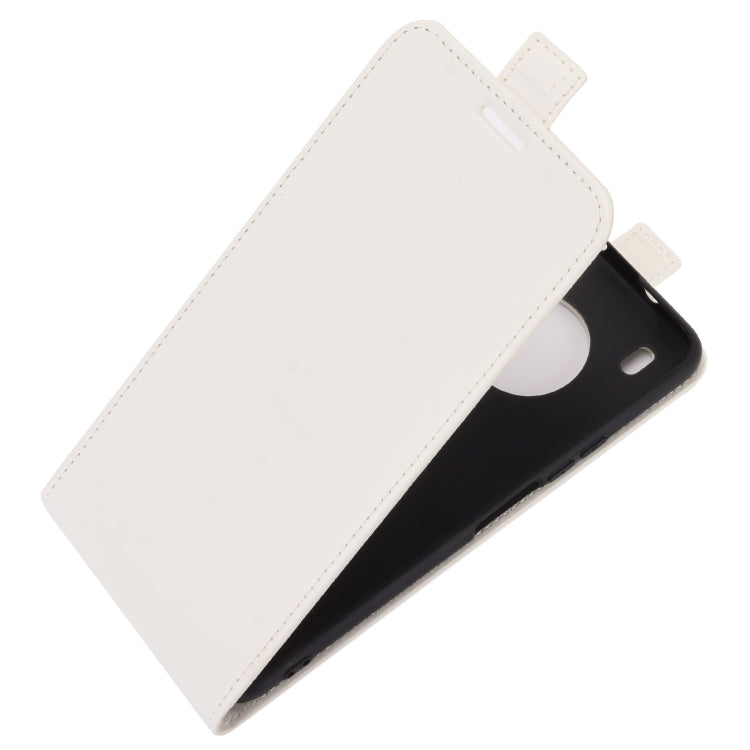 For Huawei Y9a / Enjoy 20 Plus 5G R64 Texture Single Vertical Flip Leather Case with Card Slots & Photo Frame