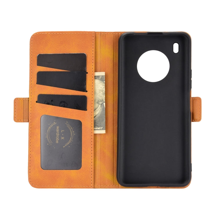 For Huawei Y9A / Enjoy 20 Plus 5G Dual-side Magnetic Buckle Horizontal Flip Leather Case with Holder & Card Slots & Wallet