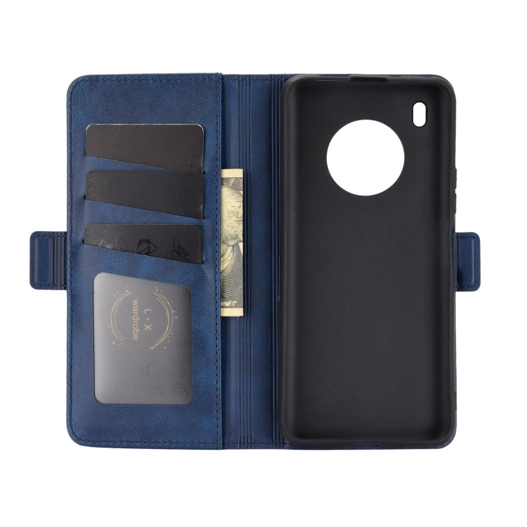 For Huawei Y9A / Enjoy 20 Plus 5G Dual-side Magnetic Buckle Horizontal Flip Leather Case with Holder & Card Slots & Wallet