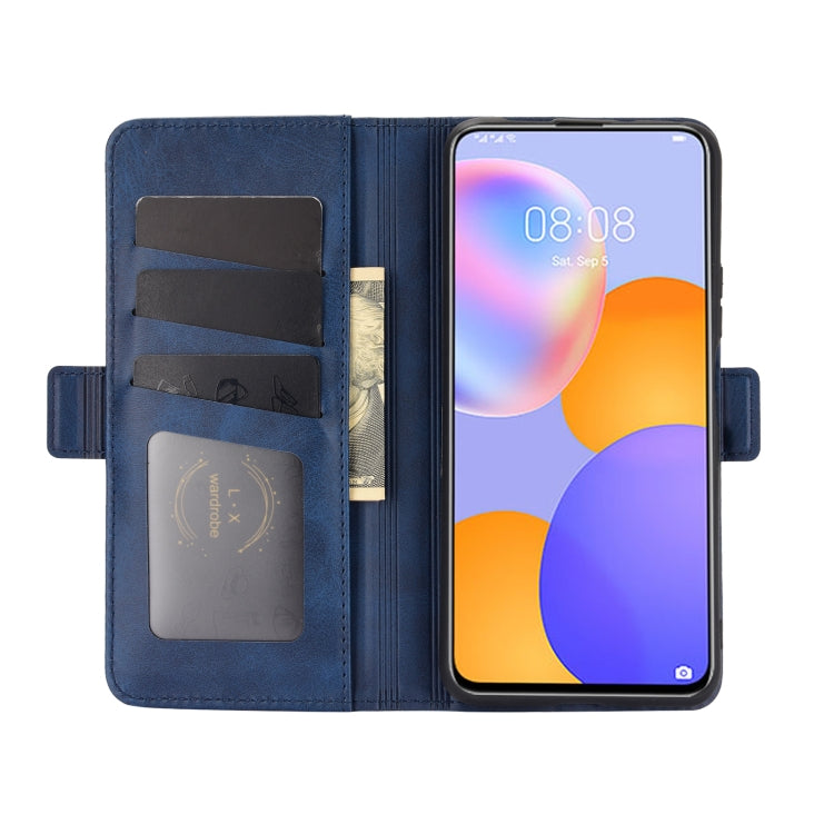 For Huawei Y9A / Enjoy 20 Plus 5G Dual-side Magnetic Buckle Horizontal Flip Leather Case with Holder & Card Slots & Wallet