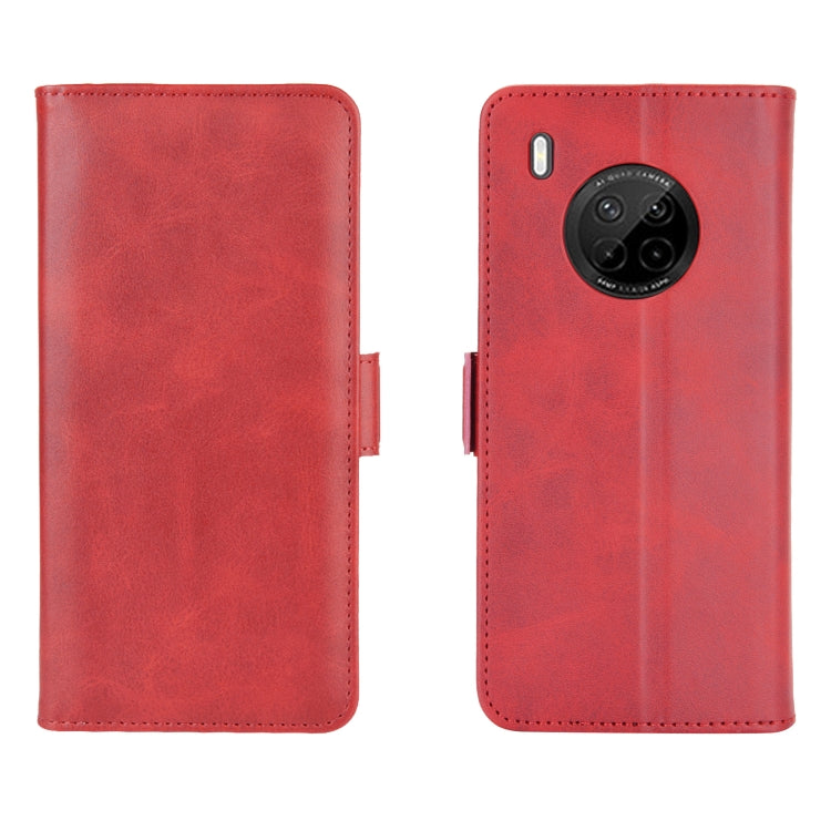 For Huawei Y9A / Enjoy 20 Plus 5G Dual-side Magnetic Buckle Horizontal Flip Leather Case with Holder & Card Slots & Wallet