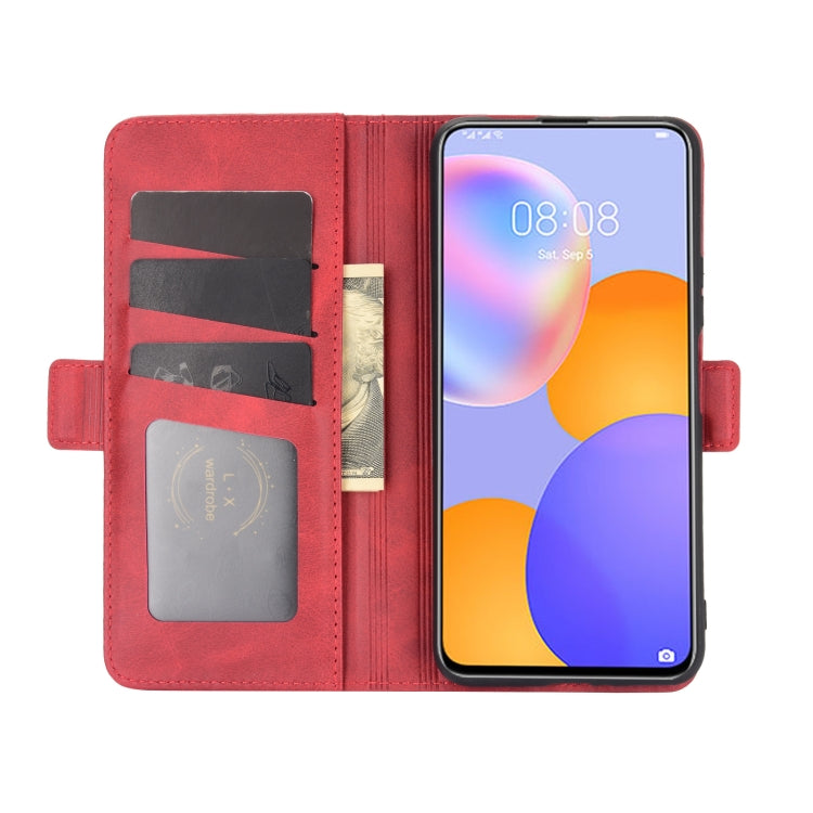 For Huawei Y9A / Enjoy 20 Plus 5G Dual-side Magnetic Buckle Horizontal Flip Leather Case with Holder & Card Slots & Wallet