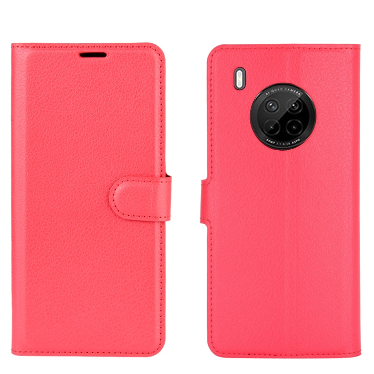 For Huawei Y9A / Enjoy 20 Plus 5G Litchi Texture Horizontal Flip Protective Case with Holder & Card Slots & Wallet