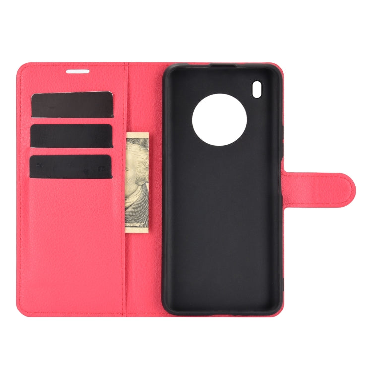For Huawei Y9A / Enjoy 20 Plus 5G Litchi Texture Horizontal Flip Protective Case with Holder & Card Slots & Wallet