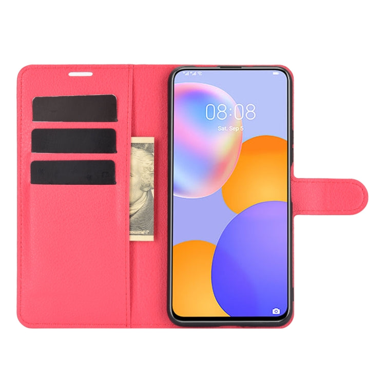 For Huawei Y9A / Enjoy 20 Plus 5G Litchi Texture Horizontal Flip Protective Case with Holder & Card Slots & Wallet