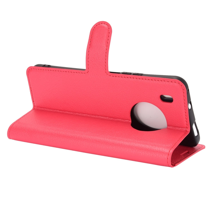 For Huawei Y9A / Enjoy 20 Plus 5G Litchi Texture Horizontal Flip Protective Case with Holder & Card Slots & Wallet