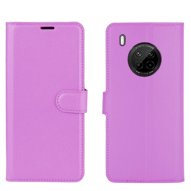 For Huawei Y9A / Enjoy 20 Plus 5G Litchi Texture Horizontal Flip Protective Case with Holder & Card Slots & Wallet
