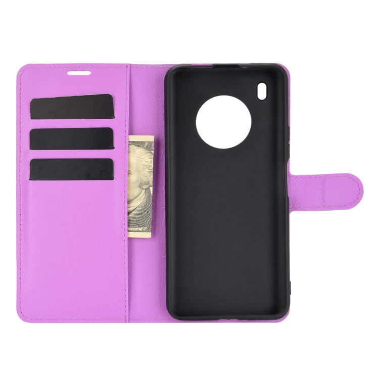 For Huawei Y9A / Enjoy 20 Plus 5G Litchi Texture Horizontal Flip Protective Case with Holder & Card Slots & Wallet