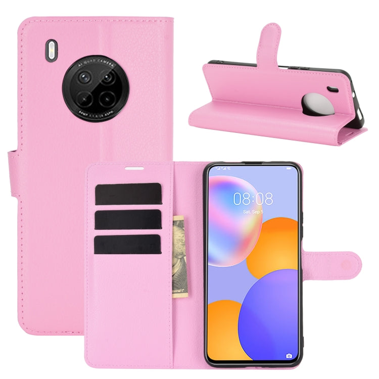 For Huawei Y9A / Enjoy 20 Plus 5G Litchi Texture Horizontal Flip Protective Case with Holder & Card Slots & Wallet
