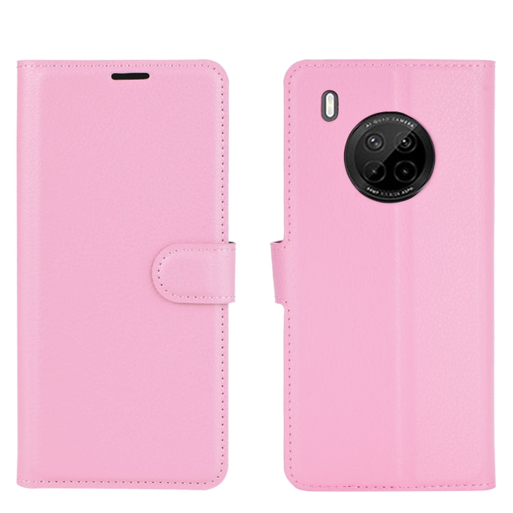 For Huawei Y9A / Enjoy 20 Plus 5G Litchi Texture Horizontal Flip Protective Case with Holder & Card Slots & Wallet