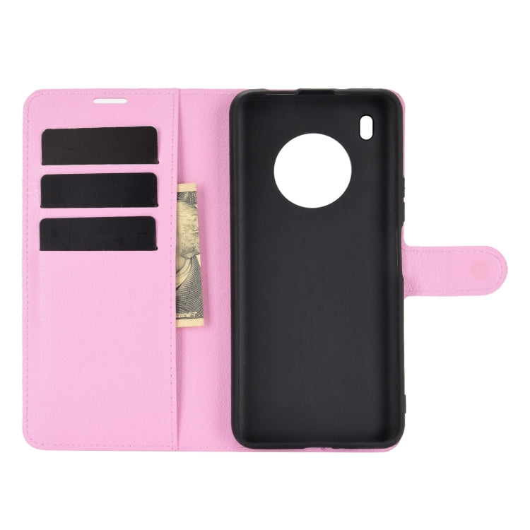 For Huawei Y9A / Enjoy 20 Plus 5G Litchi Texture Horizontal Flip Protective Case with Holder & Card Slots & Wallet