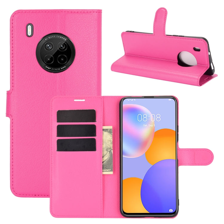 For Huawei Y9A / Enjoy 20 Plus 5G Litchi Texture Horizontal Flip Protective Case with Holder & Card Slots & Wallet