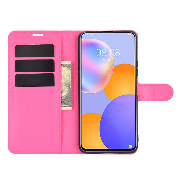 For Huawei Y9A / Enjoy 20 Plus 5G Litchi Texture Horizontal Flip Protective Case with Holder & Card Slots & Wallet