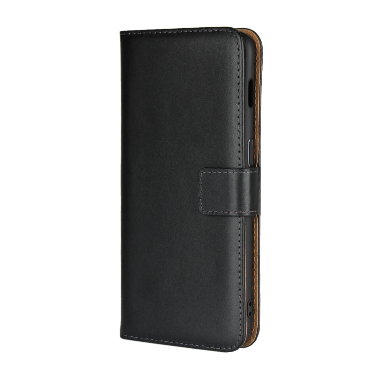 Horizontal Flip Leather Case for OnePlus 6T, with Magnetic Clasp & Holder & Card Slot & Wallet(Black)