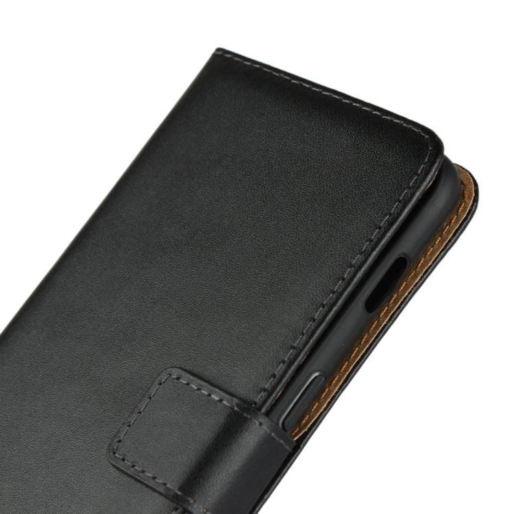 Horizontal Flip Leather Case for OnePlus 6T, with Magnetic Clasp & Holder & Card Slot & Wallet(Black)