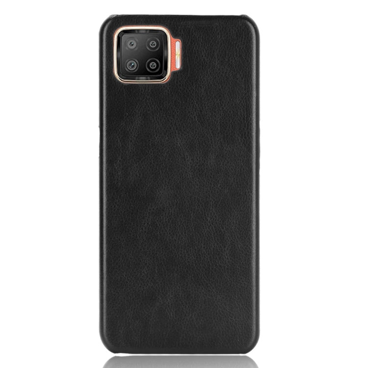 For OPPO F17 / A73 2020 Shockproof Litchi Texture PC + PU Case
