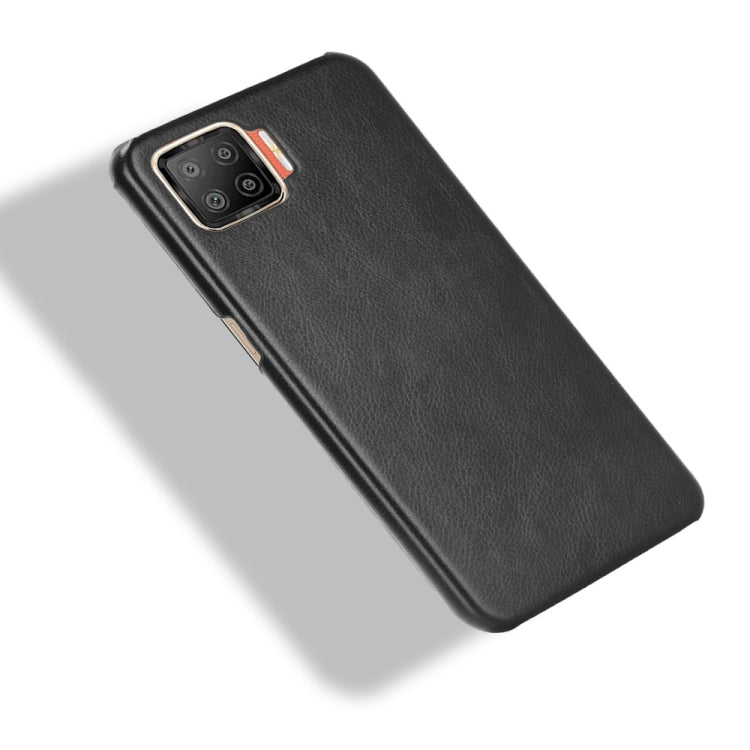 For OPPO F17 / A73 2020 Shockproof Litchi Texture PC + PU Case