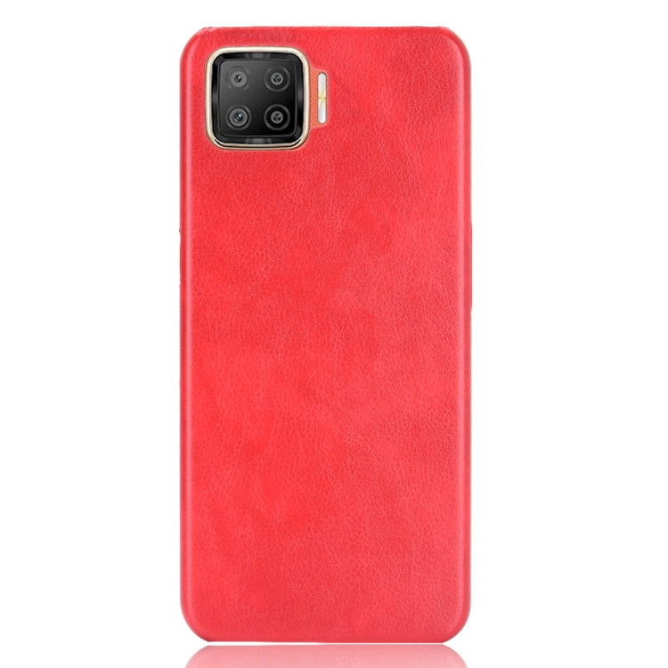 For OPPO F17 / A73 2020 Shockproof Litchi Texture PC + PU Case