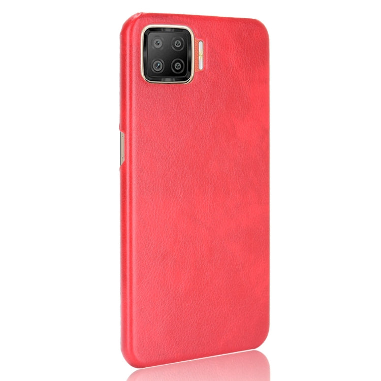 For OPPO F17 / A73 2020 Shockproof Litchi Texture PC + PU Case
