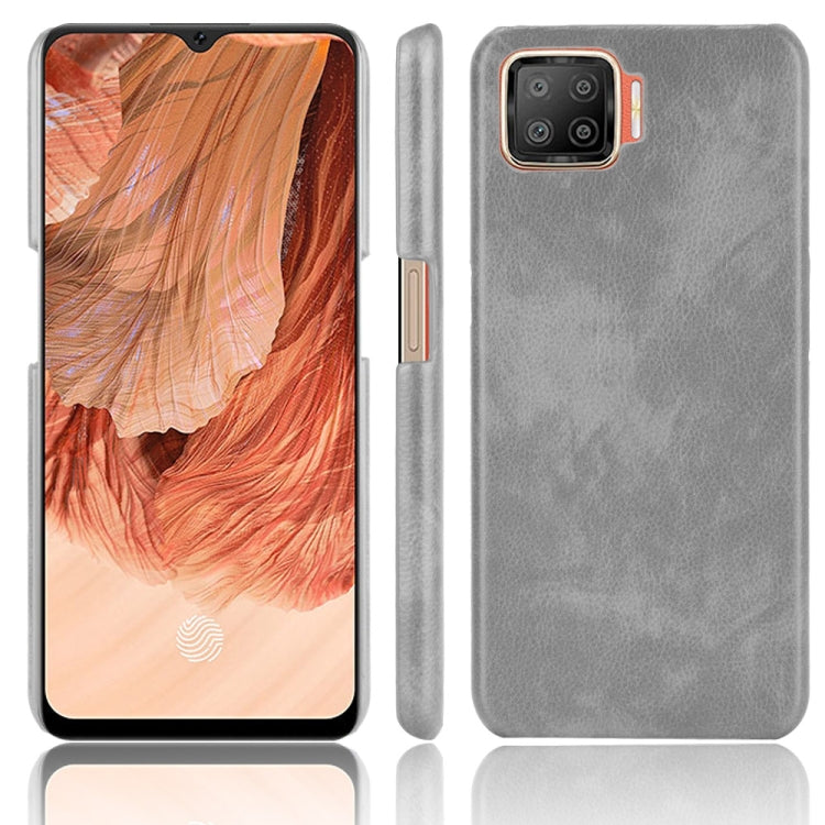 For OPPO F17 / A73 2020 Shockproof Litchi Texture PC + PU Case